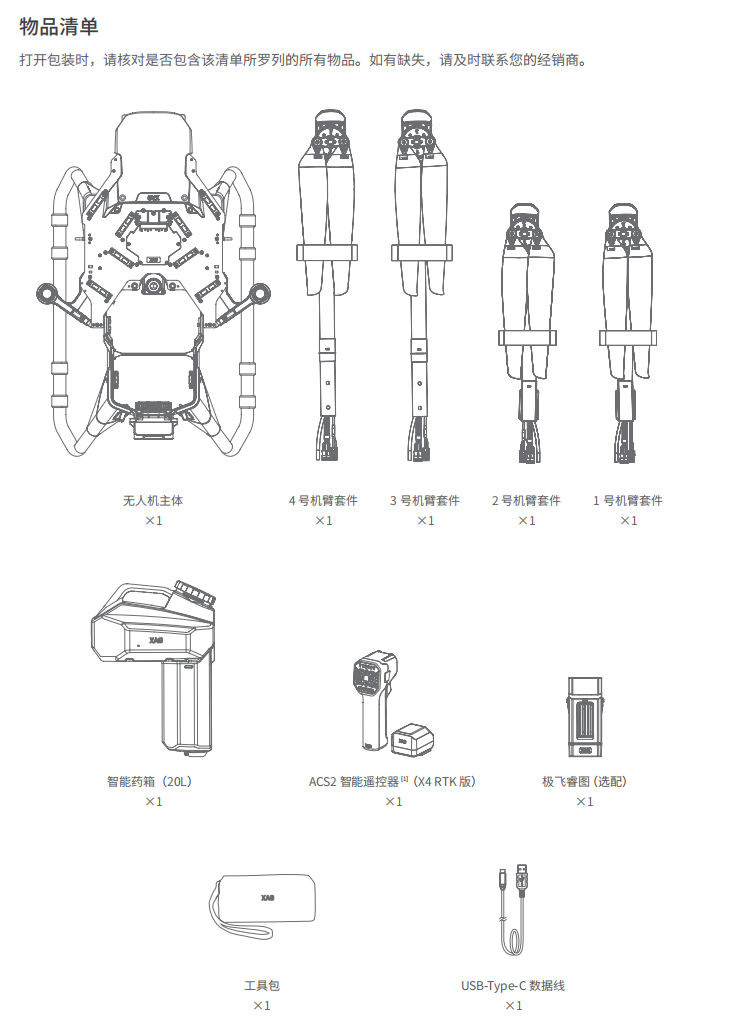 极飞2021款 P40农业无人机使用说明书3.0版 3WWDZ-20B型农业无人机使用说明-V3.0