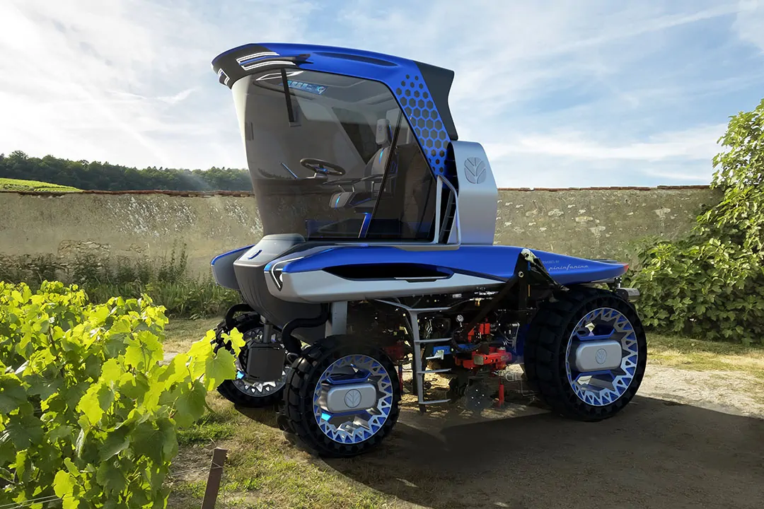 New Holland 跨式拖拉机概念赢得 2023 年德国设计奖New Holland